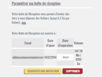 Módulo de almacenamiento de archivos weSend